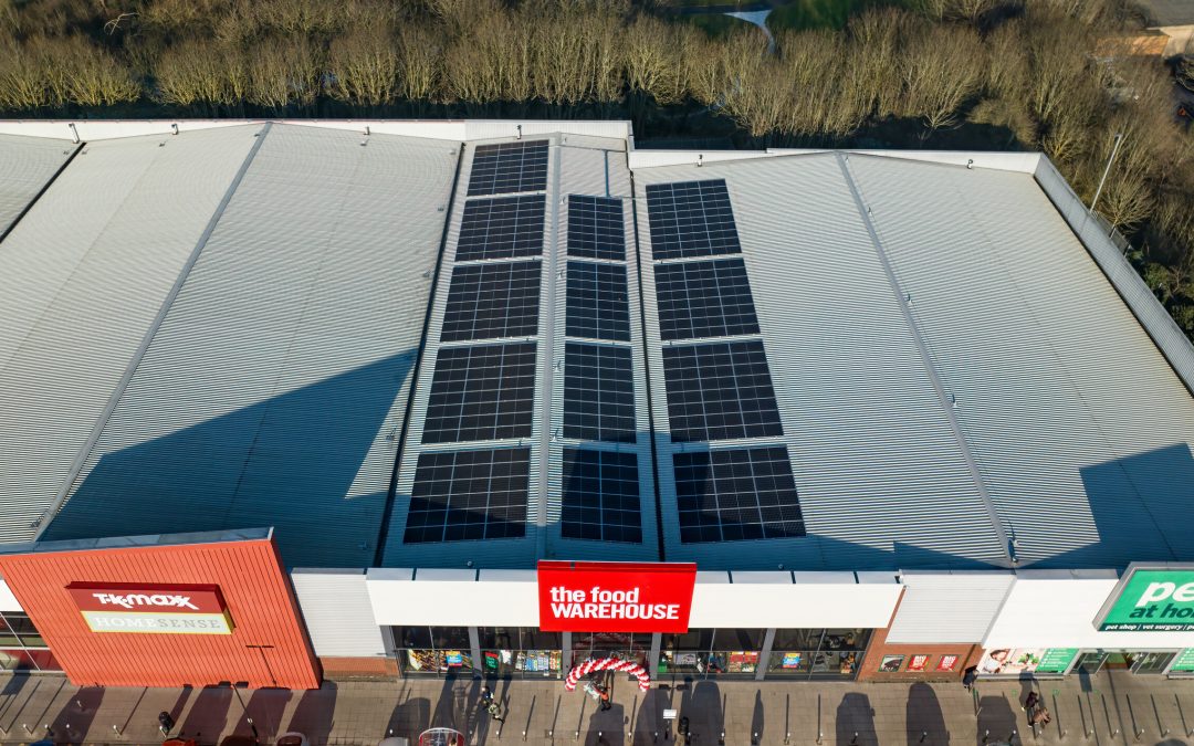 The Food Warehouse, Derby with solar PV